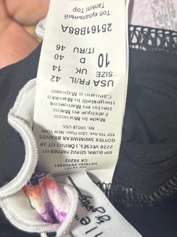 Gottex black swimsuit top size 10 - Image 8