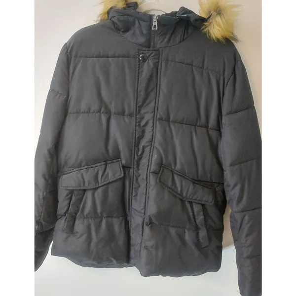 YHK Yihongke Hooded Maritime Puffer Coat XL Streetwear Urban Mobwife Classic - Image 3