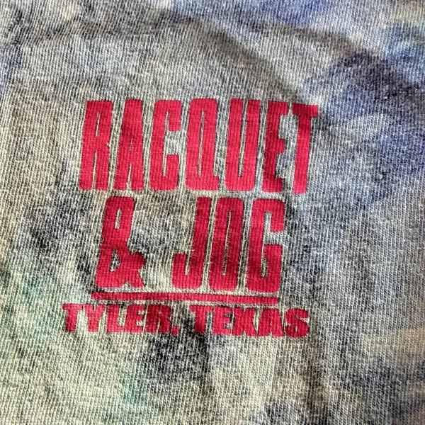 Raquet & Jog Tyler Tx Tie Die T-Shirt Women's S Blue Graphic Printed - Image 2