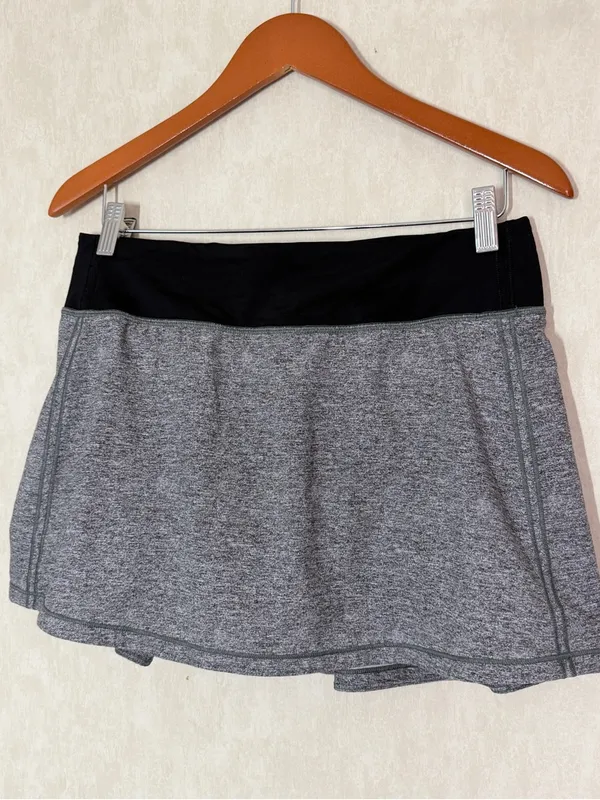 Lululemon Women’s Pace Rival Skirt No Panels 15" in Heather Lux Multi Black 8 - Image 5