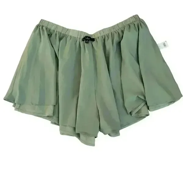 Lulus Sage Green Lined Flowy Lightweight Elastic Waist Pockets SZ XL #2001 - Image 9