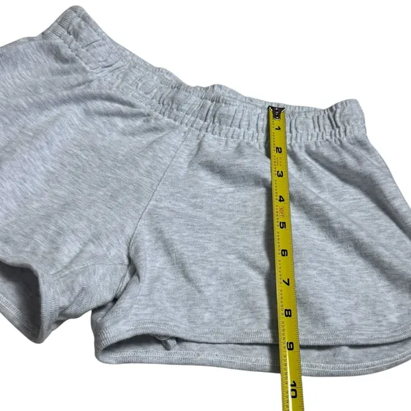 NEW Brandy Melville Light Heather Grey Sweat Shorts‎ Pajama Cozy Athletic XXS - Image 11