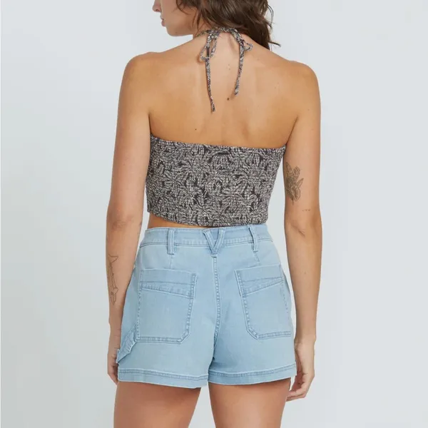 NWT Volcom Jean Shorts size 28 - Image 5