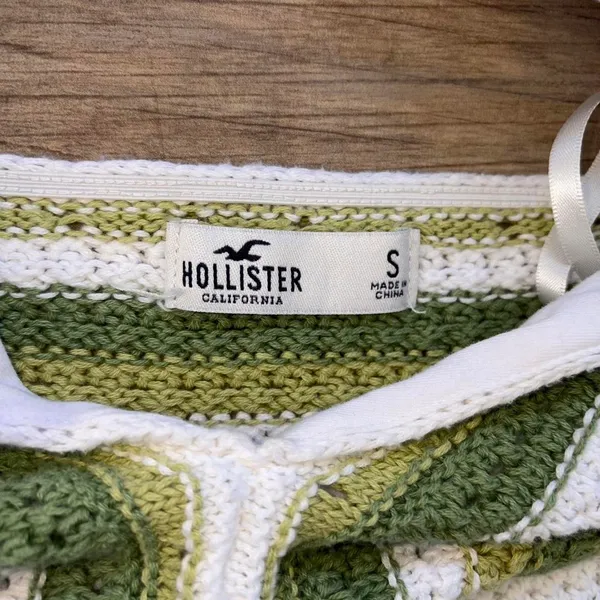 Crochet Hollister Halter Top - Image 3