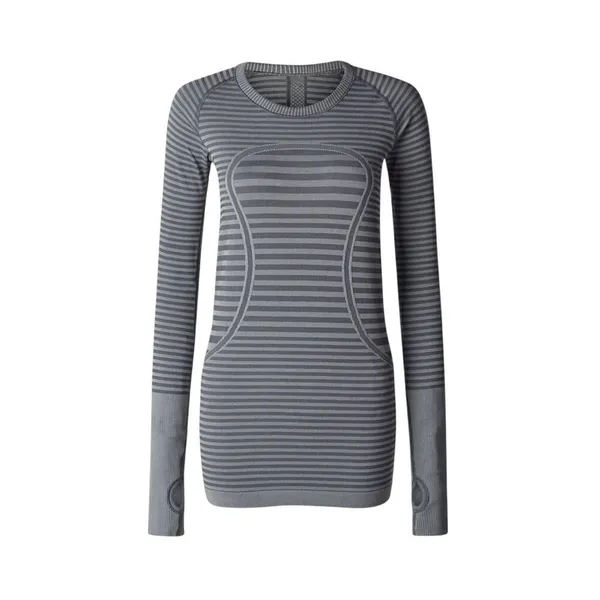 Lululemon Swiftly Tech Long Sleeve Crew Heathered Slate - Image 3