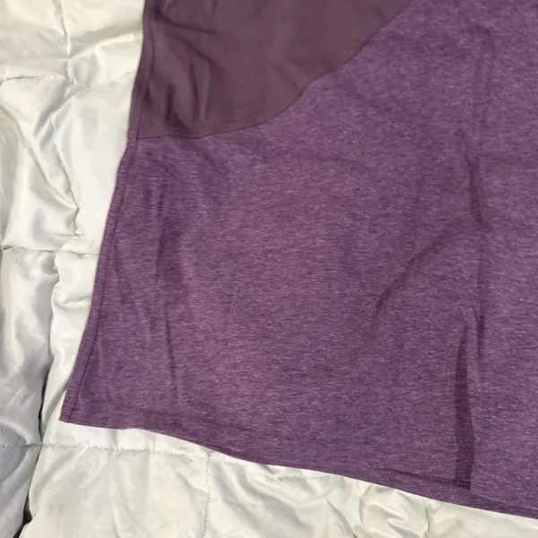 Lululemon Short Sleeve Shirt Purple Size 4 Size S/M - Image 5