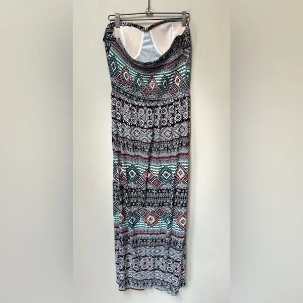 American Rag Women’s Colorful Sleeveless Bohemian Style Stretch Maxi Dress M - Image 6