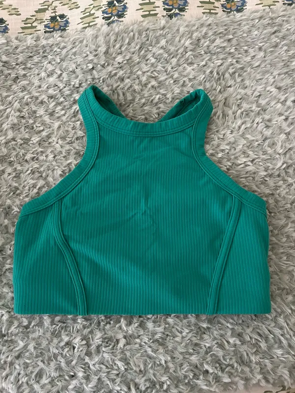 Lululemon Nulu Ribbed High-Neck Sports Bra - Image 4