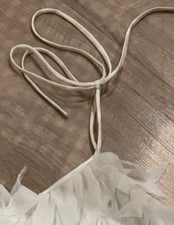 Aidan Mattox White Fringe Mini Dress - Image 4