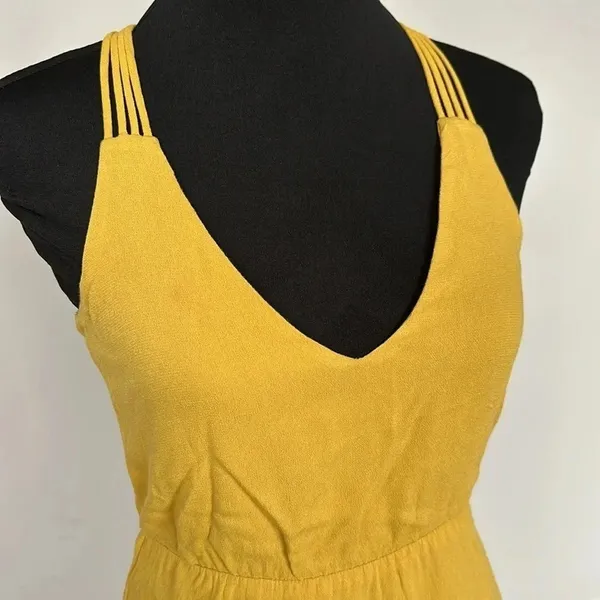 Forever‎ 21 Golden Yellow Dress Sz XS - Image 2
