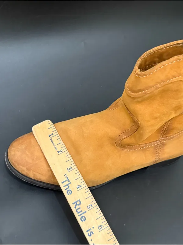 FRYE Cognac Cara Roper Mid Calf Pull On Boots Size 9 - Image 11