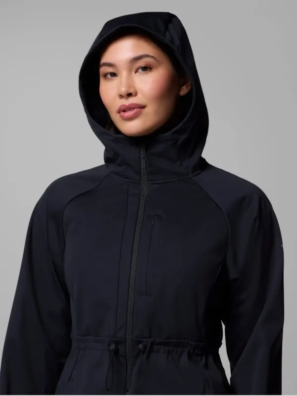 Women's Flora Park II Softshell Jacket size medium outdoor hiking camp - Image 9