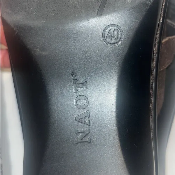 NAOT Avignon Everyday Clog Luggage Brown / Mine Brown Leather Strap 9 EXC COND - Image 11