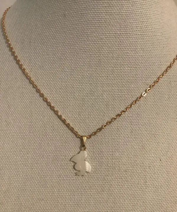 Vintage Pelican Pendant & New Chain - Image 2
