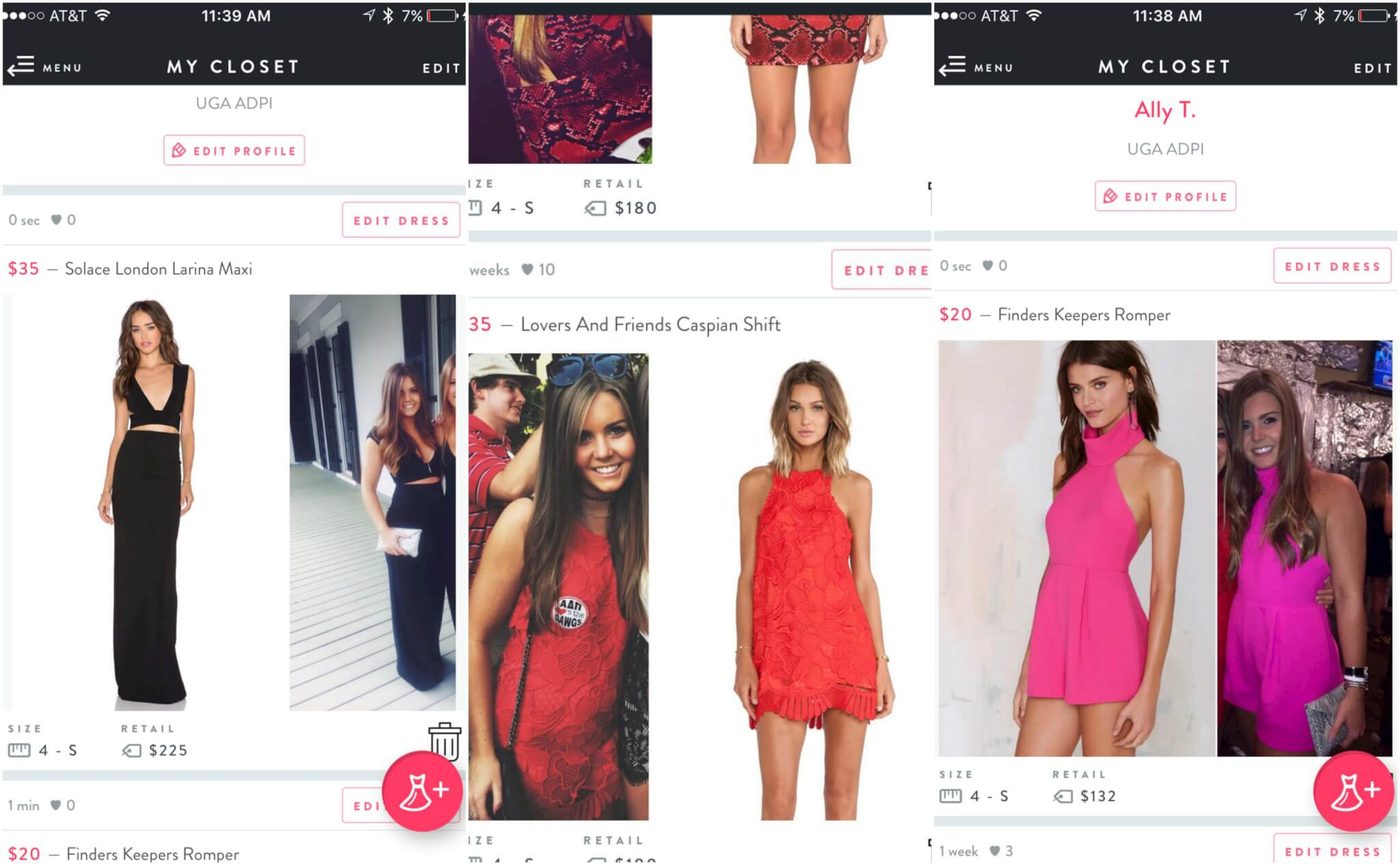 ally closet Collage
