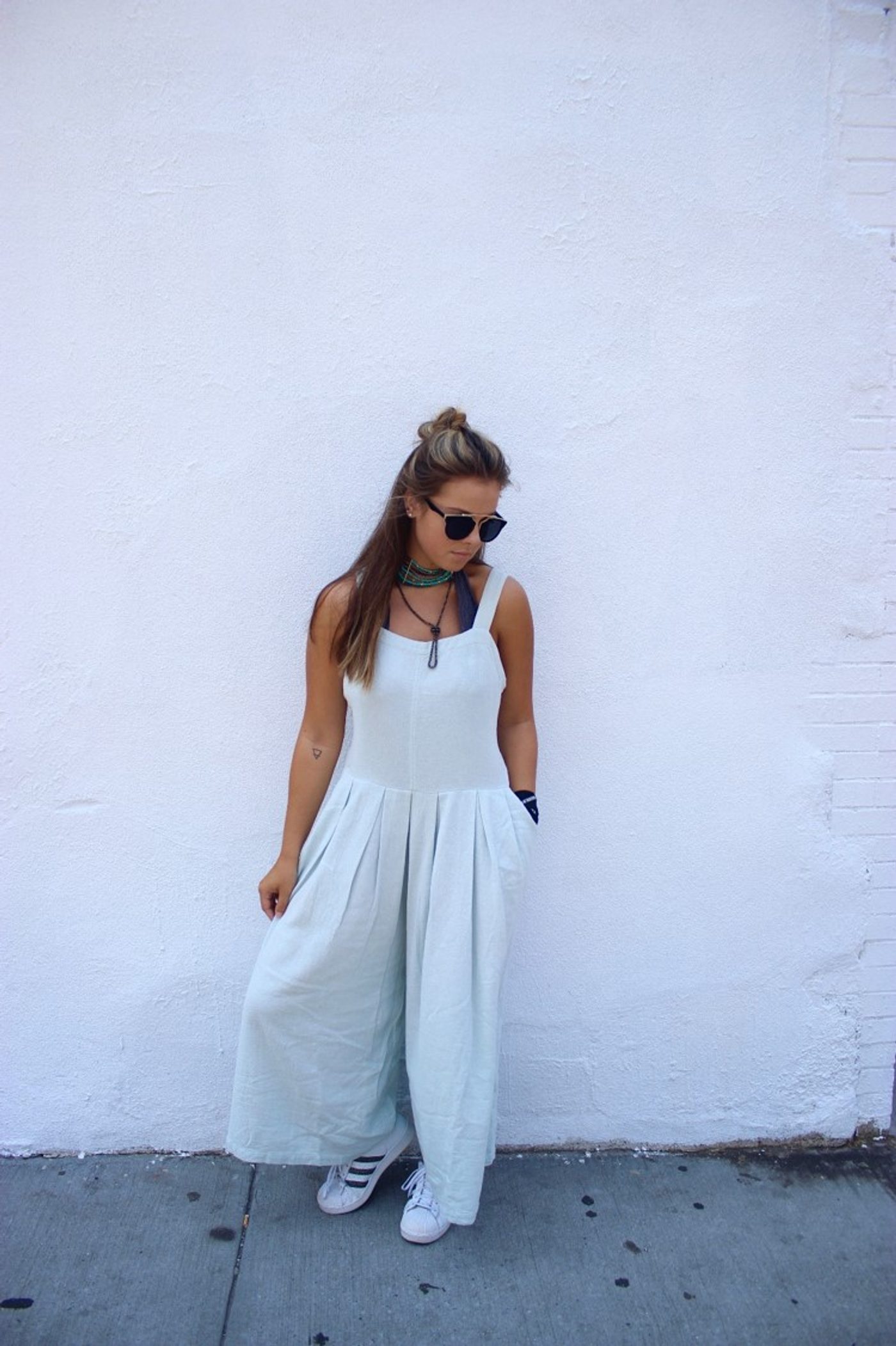 white dress