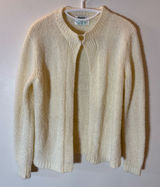 Tilbury Vintage Cream‎ Knit Cardigan Sweater Size Medium Photo 0