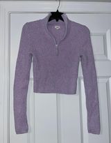 Cropped Knit Sweater Photo 0