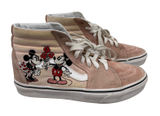 Vans‎ x Disney Sk8-Hi Mickey Minnie Mouse Pink Suede Floral Sneakers Womens 9 Photo 0