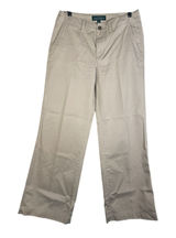 Ralph Lauren Pants Womens‎ 6 Khaki Beige Tan Preppy Office Trousers Neutral Wide Photo 0