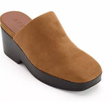 NEW Aerosoles Slip-On Clogs - Chata In Color: Tobacco Suede 9.5 Photo 0