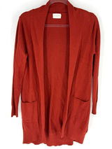 Dreamers Longline‎ Open Cardigan Rust Orange Size M/L Photo 0