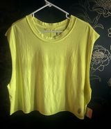 Free People Top- Neon Yellow - NWT- SZ M Photo 0