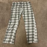 Just Love Green and White Plaid PJ Pants Photo 0