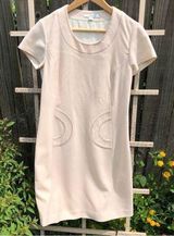 Boden Cream A-line short sleeve 100% wool dress 4R Photo 0