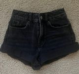 Black Jean Shorts Photo 0