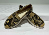 Vince Camuto Snakeskin Print Slip-On Shoes Size 8 Photo 0