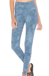 Alo Tie Dye Blue High-Waisted Leggings M Photo 0