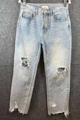 BDG Urban Outfitters Women's Cowboy Jean‎ Blue Size 29 Chewed Hem Photo 0
