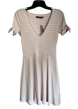 Abercrombie & Fitch Pink & White Cotton Blend‎ Skater Dress Size Small NWT Photo 0