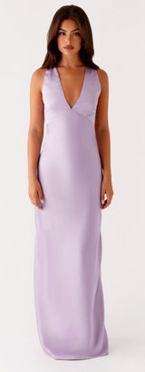 Peppermayo Maxi Satin Dress Photo 0