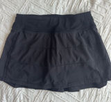 Lululemon Tennis Black Skirt Pace Rival Photo 0