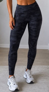 Lululemon 6 Align High Rise Pant Pockets 25" Heritage 365 Camo Deep Coal Multi Photo 0
