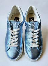 Veja Womens Esplar Low Sneakers Metallic Blue Lace Up size 6 Photo 0