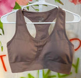 X213. Shapellx pink nude sports bra with built in bra and removable pads Photo 0