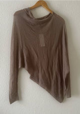 Eileen Fisher Signature Merino Asymmetrical Poncho Photo 0