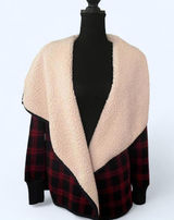 Vintage Abercrombie and Fitch cottagecore plaid sherpa lined jacket Size Small Photo 0