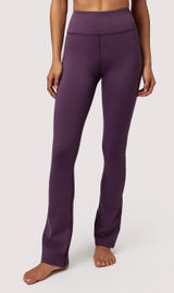 NWT Spiritual Gangster Spiritual Giselle‎ Boot Cut Pant in Midnight Plum Purple Photo 0