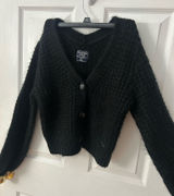 Black Abercrombie Cardigan Sweater Photo 0