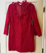 Free People Red Babydoll Dress Photo 0