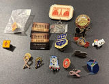Large Lot Of‎ 16 Vintage Lapel Pins Pin Brooches Collectible Photo 0