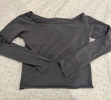 Grey Brandy Melville Top Photo 0