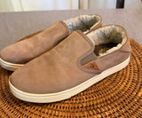 Olukai Pehuea Heu Tan‎ Leather Shearling Lined Slip On Shoes 20391-TGTG Womens 9 Photo 0