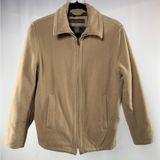 Banana Republic Virgin Wool Cashmere Blend Zip Up Jacket in Light Brown Size XS Photo 0