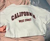 White California West Coast Crop Top Photo 0