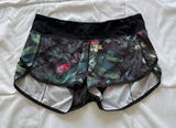 Lululemon Speed Up Low-Rise Lined Shorts 2.5 Lush Oasis Floral Womens 6 Active Photo 0
